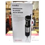 COOKS IMMERSION BLENDER W/ WHISK