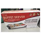 $50 STAINLESS STEEL BUFFET SERVER /  FOOD WARMER