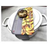 $30 DENMARK 3.QT STONEWARE CASSEROLE