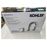 KOHLER RIVERLY WIDESPREED BATHROOM SINK FAUCT