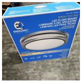 ENERGETIC 14'' LED FLUSH MOUNT LIGHT FIXTURE