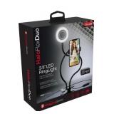 $25 HALO FLEX DUO 3.5'' RING LIGHT W/ PHONE HOLDER