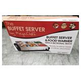 $60 THE BUFFET SERVER & FOOD WARMER W/ 4 SECTIONAL