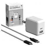 $59 SHARPER IMAGE 30W TYPE C & A CHARGING CABLE
