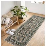 $45 RUGABLE RUNNER W/  CUSHION  2FT.  X 6FT.