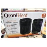 $50 OMNI HEAT 2-PACK HEATER W/ DIGITAL DISPLAY