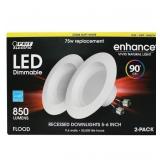 FEIT LED DIMMABLE 2-PACK FLOOD LIGHT