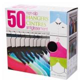 50-PACK NON-SLIP  HANGERS