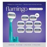 FLAMINGO BY HARRY'S 9-PACK CARTRIDGE & HANDLE