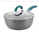RECHAEL RAY ALUMINUM NONSTICK3QT. POT W/ LID