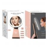 $40 NU BRILLANCE 8'' RECHARGEABLE LED MIRROR