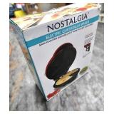 $35 NOSTALGIA ELECTRIC QUESADILLA MAKER