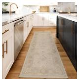 $60 RUGGABLE FLATWOVEN WASHABLE RUNNER 2'FT X 7'FT