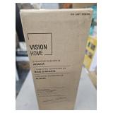 $45 ACACIA 2-TIER FLOATING WALL SHELVES SET W/ ACC