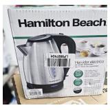 HAMILTON BEACH ELECTRIC KETTLE 1.9QT.