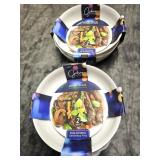 $25 GIBSON 4-PACK PORCELAIN DINNER BOWL SET