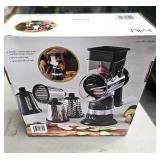 ROTARY FOOD GRATER W/ ACCESSORIES