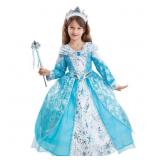 $50 ENCHANTING BLUE  PRINCESS DRESS SIZE-3 TO 4