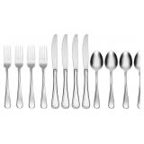 $30 ONEIDA STAINLESS STEEL 12-PCS FLATWARE SET