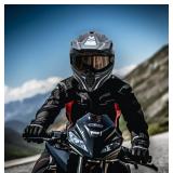 $60 AHR OFF-ROAD FULL FACE DIRT BIKE HELMET SIZE-L