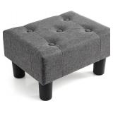 9'' TUFTED FOOT STOOL-ASSEMBLY REQ'D