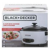 BLACK & DECKER 6-CPS RICE COOKER & STEAMER