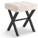 18'' VANITY FOOT STOOL- ASSEMBLY REQ'D