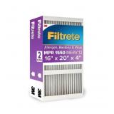 $60  3M 2PACK HOME A/C FURNACE FILTER 16' X 20' X4