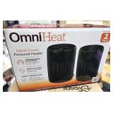 $50 OMNI HEAT 2-PACK HEATER W/ DIGITAL DISPLAY