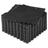 $30 DRAINAGE INTERLOCKING PVC FLOOR TILE 12PACK