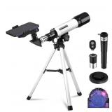 $55 70MM APETURE REFECTOR TELESCOPE W/ TRIPOD
