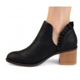 NEW $70 WOMEN'S LENINE SIDE SLIT BOOT SIZE- 8