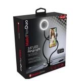 $25 HALO FLEX DUO 3.5'' RING LIGHT W/ PHONE HOLDER