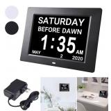 NEW $40 8'' LARGE DIGITAL  LCD DISPLAY CLOCK  USB