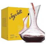 NEW $ 25 CRYSTAL HANDMADE WINE DECANTER 37.oz