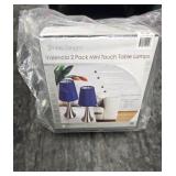 NEW 9'' VALENCIA 2-PACK MINI TOUCH TABLE LAMPS