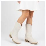 NEW $ 50 WESTERN  WOMEN'S EMBROIDERED BOOT SIZE 5M