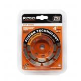 $60 RIDGID 4'' DIAMOND DOUBLE ROW CUP WHEEL
