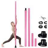 $85 PORTABLE 9.2FT PINK DANCE POLE SET-ASSEMBLY RQ