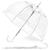 $25  CLEAR BUBBLE UMBRELLA 35''