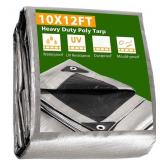 NEW 10FT X12FT HEAVY DUTY  WATERPROOF POLY TARP