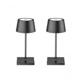 2PACK RECHARGEABLE  CORDLESS LED  TABLE LAMPS