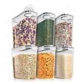 NEW $40 SORBUS 6-PACK AIRTIGHT FOOD STORAGE W /LID