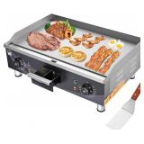 WECHEF 24'' COMMERCIAL GRIDDLE 3500W- USED