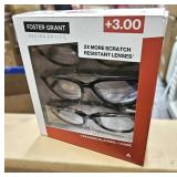 FOSTER GRANT READING GLASSES 3-PACK