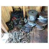 Block tackle pulley chain cable