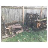 Firewood stands w/ wood