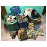 Lot of Camo Clothing Jeans Khakis Sweatshirts
