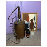 Vintage Copper Still Jug & Growler Painting