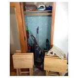 Lot of Vacuums Wood Tray Tables Mops Swifter